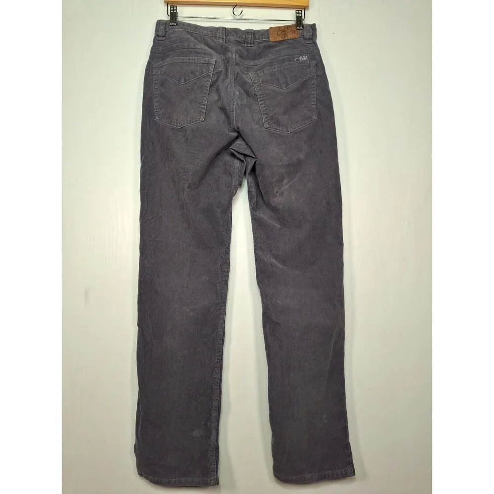 Mountain Khakis Canyon Cord Pants Classic Fit Gray Corduroy 33x34 5-Pocket